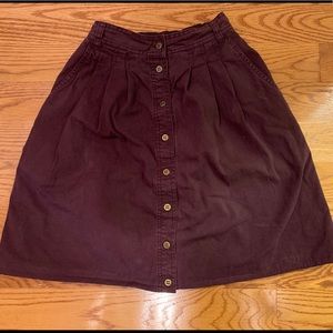 🌟L.L.Bean Vintage Flannel-lined Skirt🌟